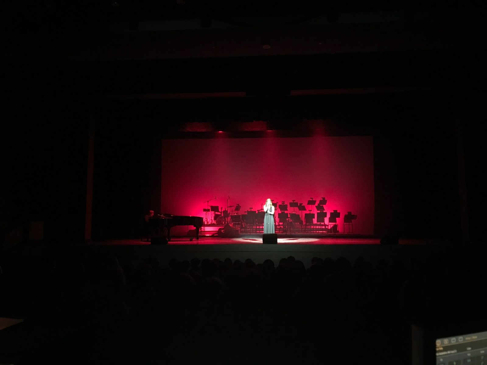 Lighting and sound support for Keene High School production of Nostalgia