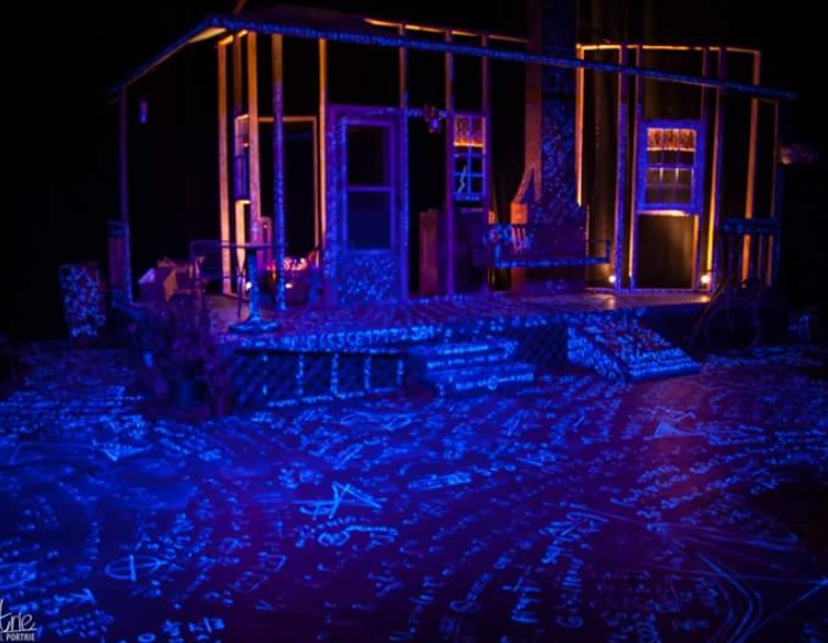 Lighting design for Keene State College production of Proof